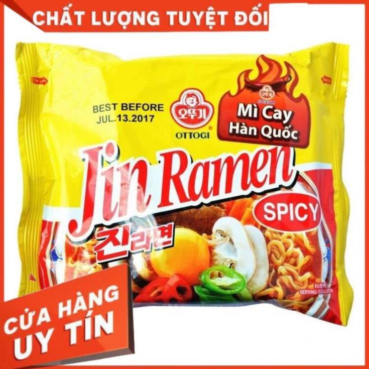New -  Thùng 20 gói mì Jin Ramen cay Ottogi 120g - Siêu hot.