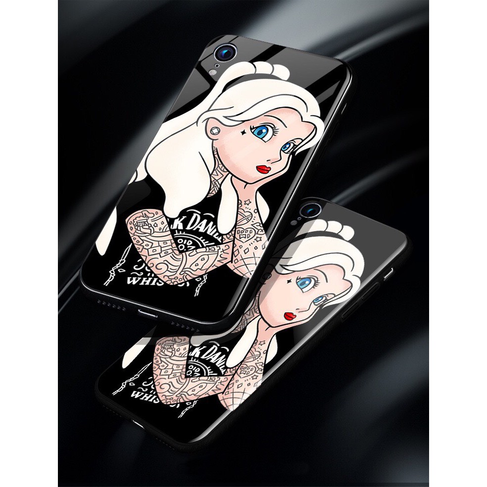 Ốp lưng iphone kính bad girl cho iphone 7 8 plus 6 s plus 7 8 X Xs Xr Xsmax 11 11pro 11promax Se2 12 mini 12 pro max