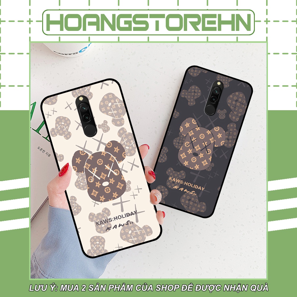 Ốp Xiaomi Redmi 8 in hình họa tiết Mountain, Be@rbrick dễ thương (T13 - T18)