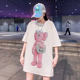 Áo thun đính đá kaws 2021 unisex