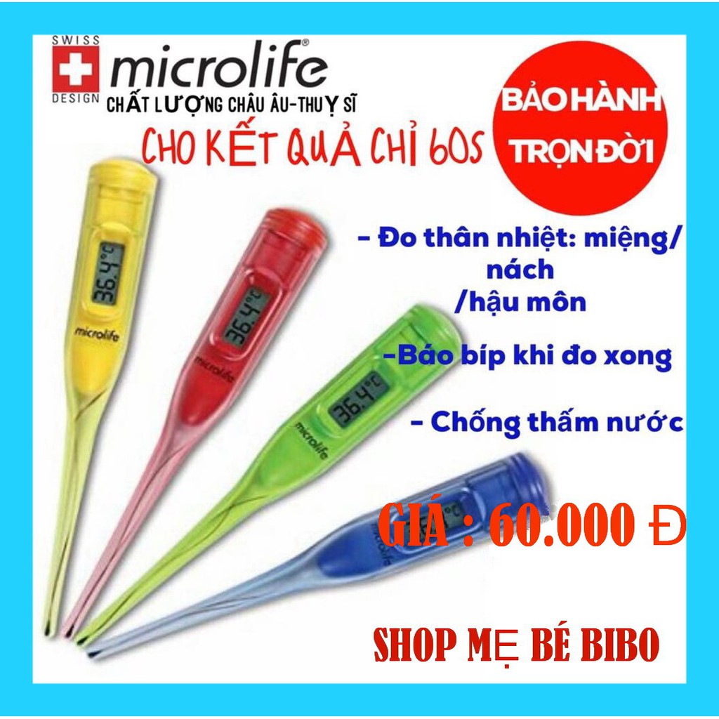 [CHÍNH HÃNG] Nhiệt kế điện tử KẸP NÁCH Microlife MT16K1 an toàn tiện lợi
