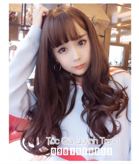Tóc giả trùm cả đầu 45cm