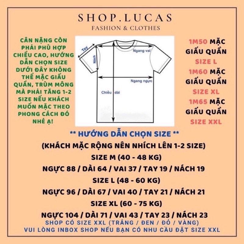 Áo Thun Ô Dề Chê Áo Thun Unisex vải cotton thoáng mát cổ tròn bigsize XXL 2XL shop.lucas