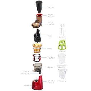 Máy ép chậm Kuvings C8000 - Màu đỏ