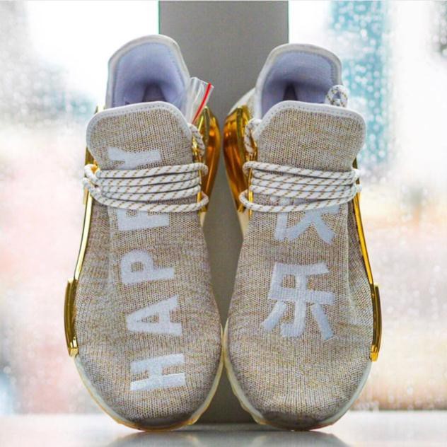 sale 12/12  [FREE SHIP] Giày Sneaker Human Race China Gold Happy Full Box Dành Cho Nam Nữ - Aw111 new new