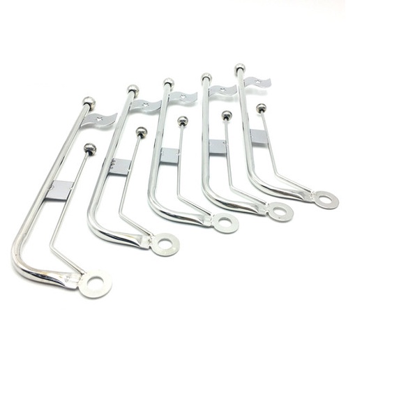 Cột cờ inoxx trang trí trục trước xe máy, xe điện