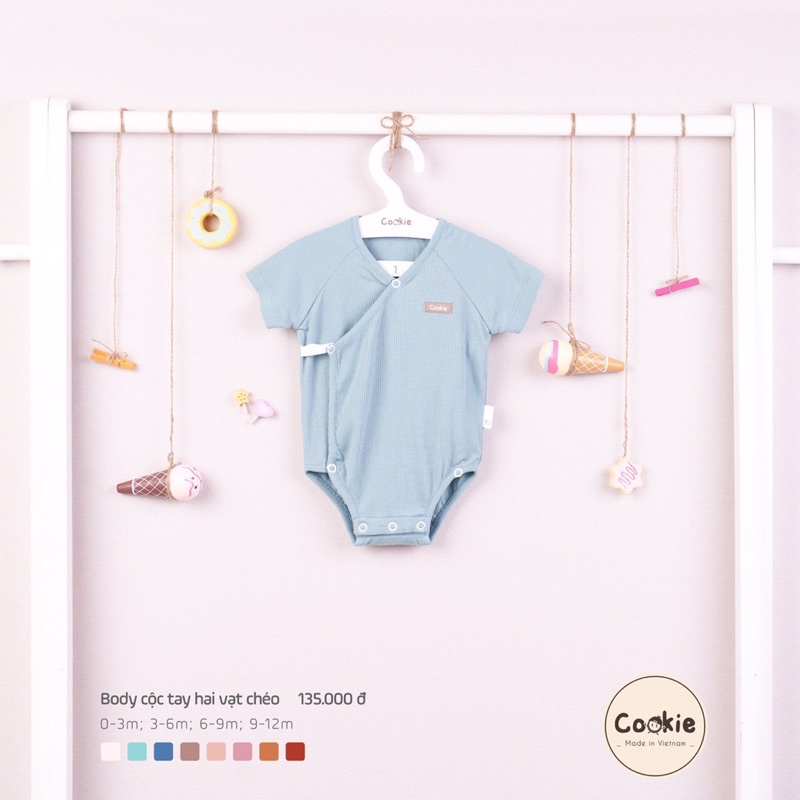 Body cộc tay 2 vạt chéo Cookie | BigBuy360 - bigbuy360.vn