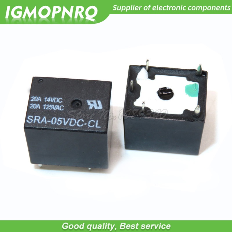 Set 5 Rơ Le SRA-12VDC-CL SRA-05VDC-CL SRA-24VDC-CL 5PINS 12v 5v 24v DC T74 Chuyên Dụng Chất Lượng Cao