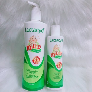 Sữa tắm gội trẻ em LACTACYD Milk (500ml—250ml)