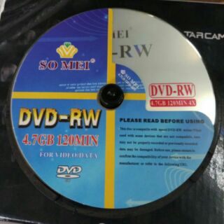 Đĩa trắng ghi xóa DVD somei