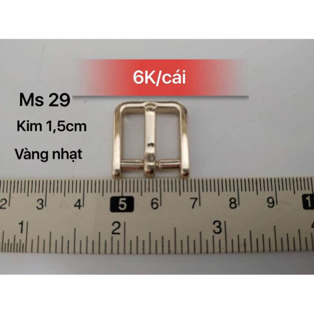 Khoá kim size 1,5cm-TK29(giá 1 cái)