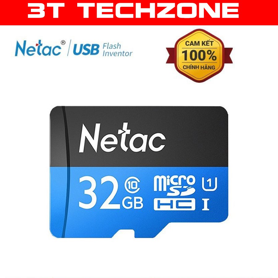 Thẻ nhớ MicroSD 32Gb Netac U1 Class 10 [ có sẵn ]