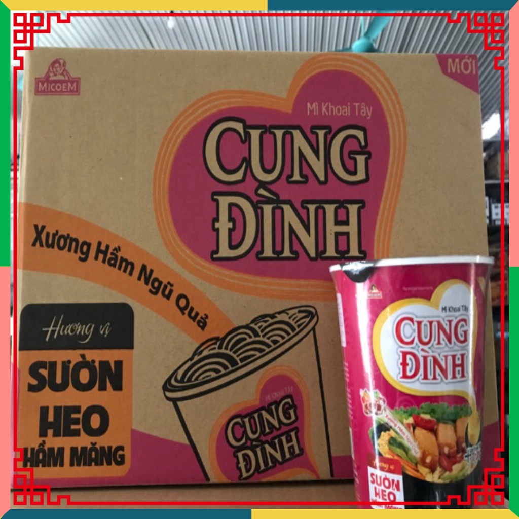 Thùng Mì Cốc/Ly Cung Đình 24 Ly x 65g