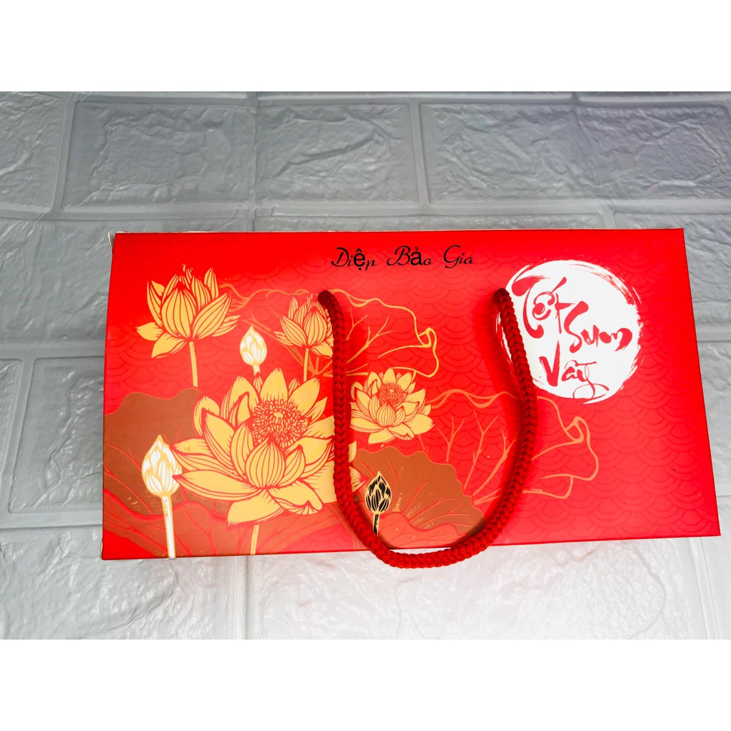 Hộp trung thu 2 bánh Sen vàng