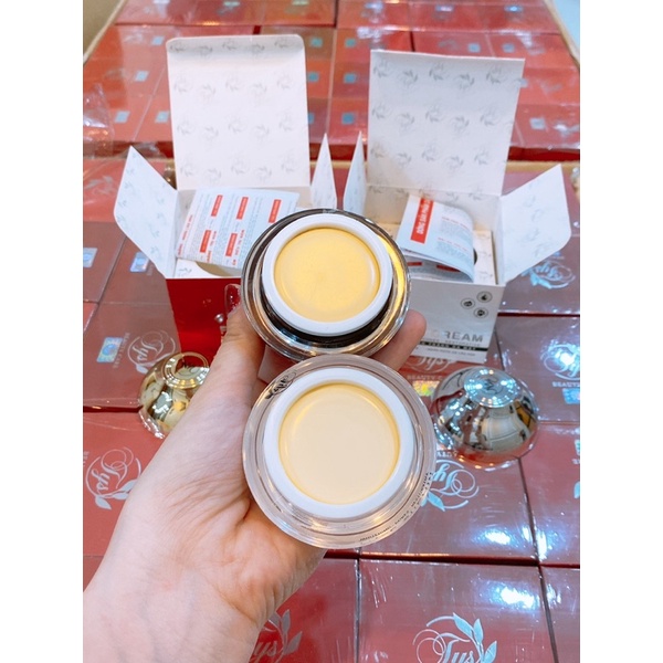 Combo 2 hộp kem face TYS bạc và đỏ Dưỡng trắng ngày đêm