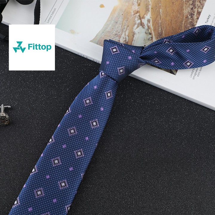 Cà Vạt Nam Thới Trang Cao Cấp 7cm  FITTOP CAVAT-200