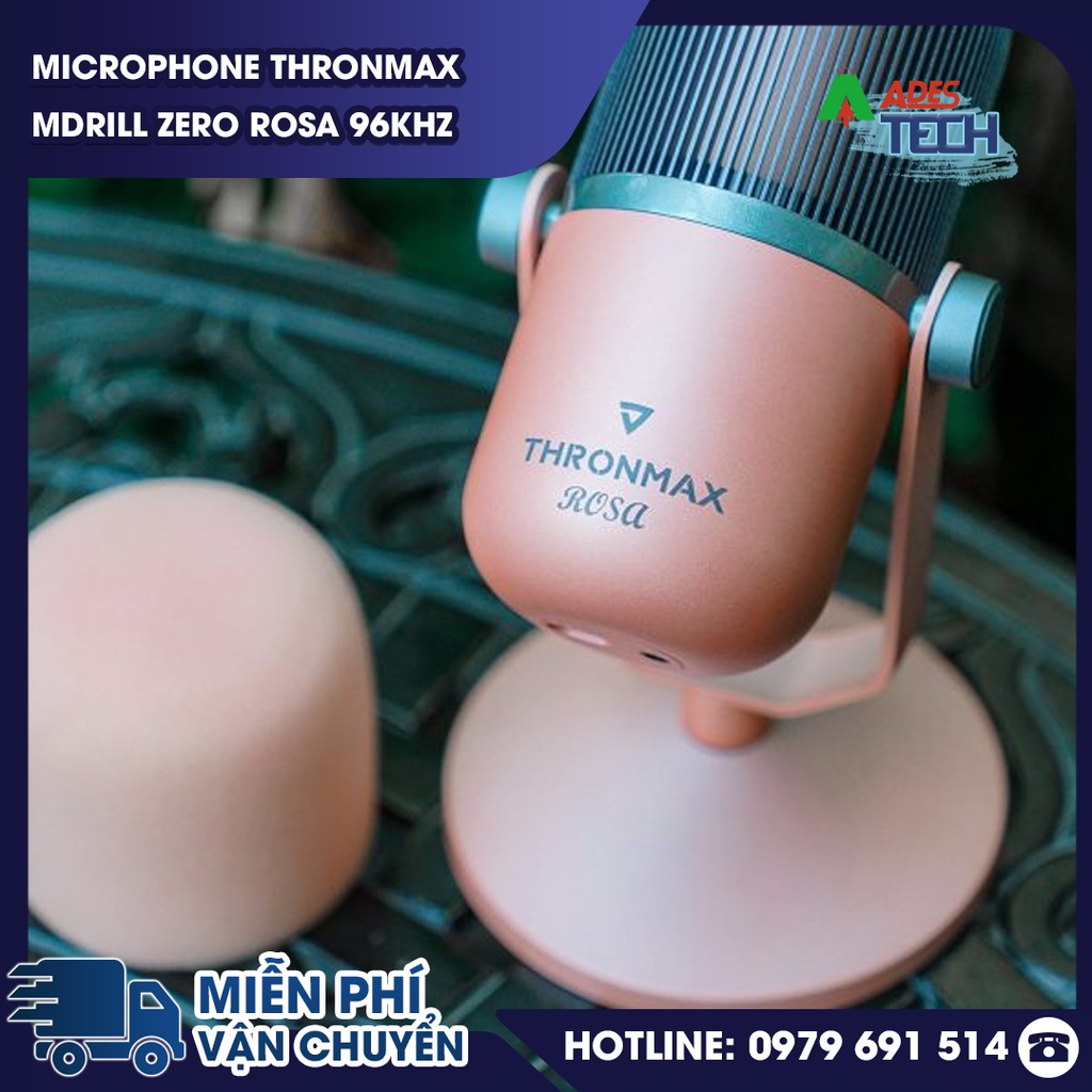 Microphone Thronmax Mdrill Zero Rosa 96Khz | Micro M4 Rosa