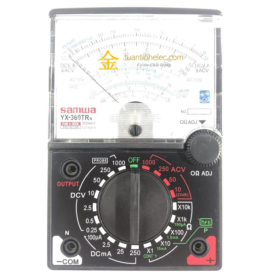 Đồng hồ vạn năng VOM Samwa YX360-TRn, DE-360TRe