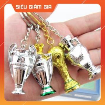 Móc khóa cup C1, cup champion league, cup ngoại hạng anh, cúp Euro và cup World cup - Hieubongda