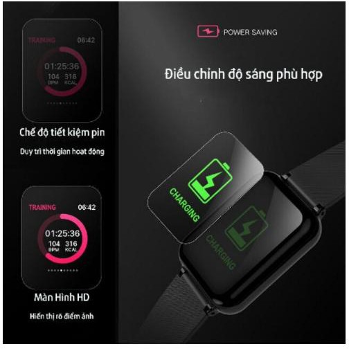 Ele】⚡⚡Đồng Hồ Thông Minh B57 - Đồng Hồ Theo Dõi Sức Khỏe Hàng Xách Tay  - Kết Nối BluetoothĐồng Hồ Thông Minh B57 - Đồng Hồ Theo Dõi Sức Khỏe Hàng Xách Tay  - Kết Nối Bluetooth