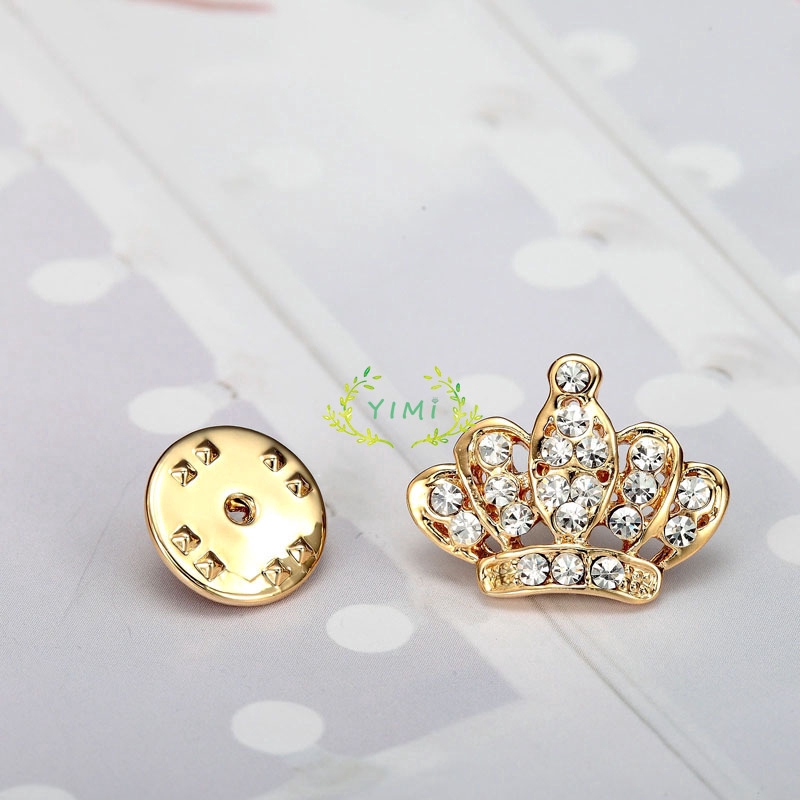 COD Corsage Trâm cài cho thiết kế vương miện rhinestone trang trí cho phụ nữ❤Yimi❤
