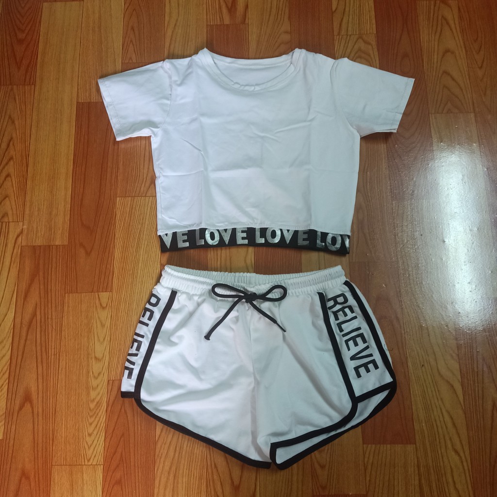 Áo tập gym croptop nữ vải cotton lạnh thời trang nữ Anna