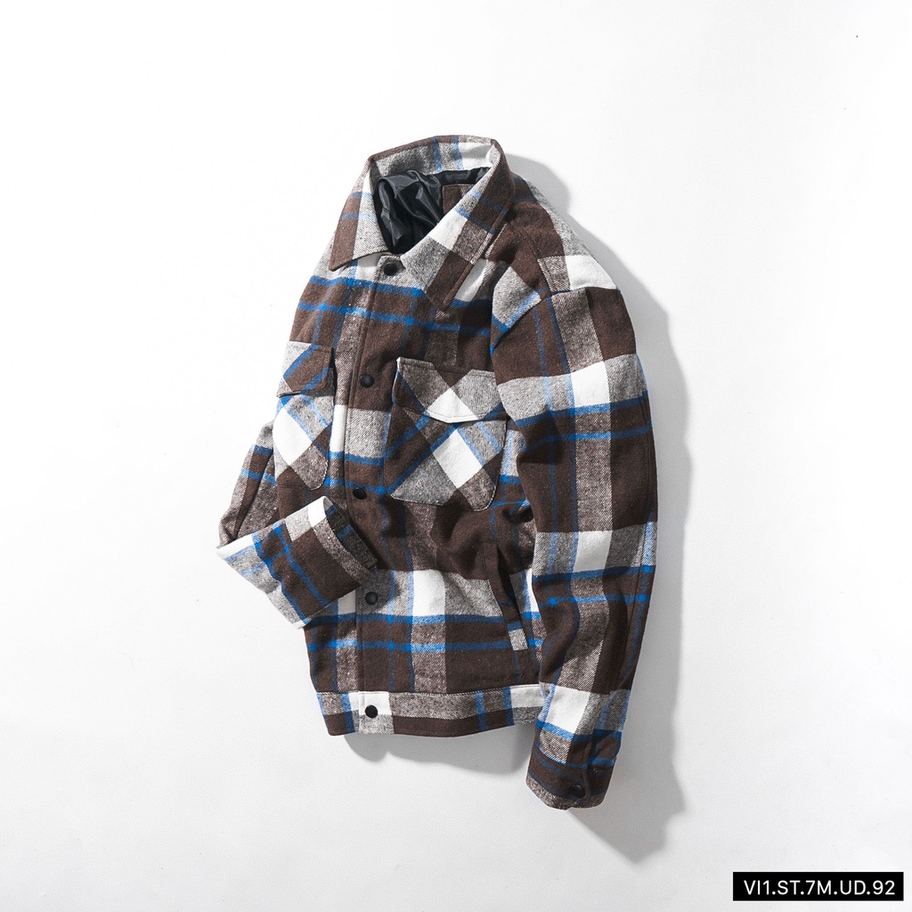 Áo khoác dạ nam 2 lớp,chất vải dạ flannel,ấm áp,hàng vnxk