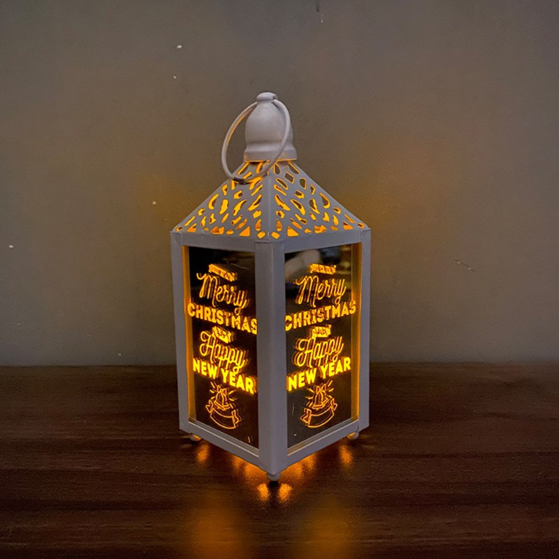 SPMH 1 Piece Lantern for Outdoor Indoor Hanging Christmas Day Decorations Lanterns for Outdoor Indoor Use LED Garden Lanterns