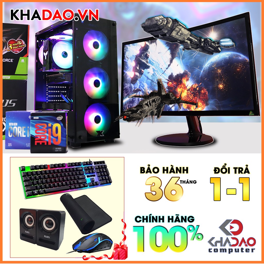 [1 ĐỔI 1] Bộ máy tính chơi game Liên Minh, Đột Kích, CSGO, Fifa 4, PUBG, GTA 5 | Core I3-5-7, BH 36 tháng | WebRaoVat - webraovat.net.vn