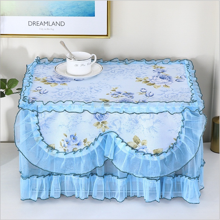 Vỏ bọc lò vi sóng XIAODUOJIAJU viền ren chống bụi thiết kế tiện dụng cho nhà bếp life-365