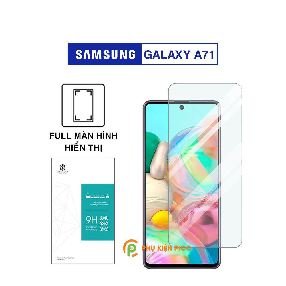 Kính cường lực Samsung A71 / Samsung A80 full màn chính hãng Nillkin Amazing H - Dán màn hình Samsung Galaxy A71 / A8