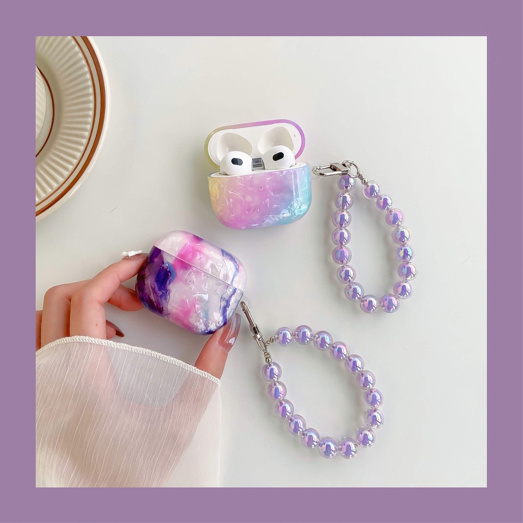 Vỏ Bảo Vệ Hộp Sạc Tai Nghe Airpods 3 Pro 2 3 Họa Tiết Cầu Vồng Thời Trang 2021 Ốp