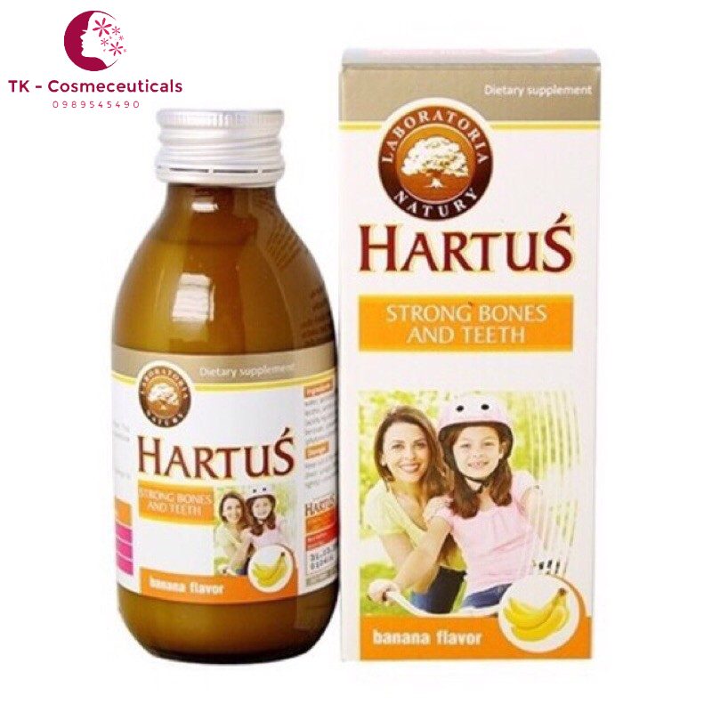 Hartus Canxi Nhập Khẩu Châu Âu - Bổ Sung Canxi, Vitamin K+D3 - Phát Triển Chiều Cao Tối Đa