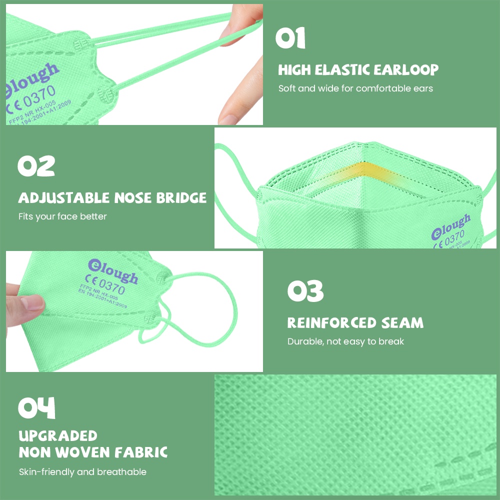 (Hàng Mới Về) Set 10 Khẩu Trang Kn95 Bảo Vệ Sử Dụng Một Lần Cho Bé 6-12 Tuổi | BigBuy360 - bigbuy360.vn