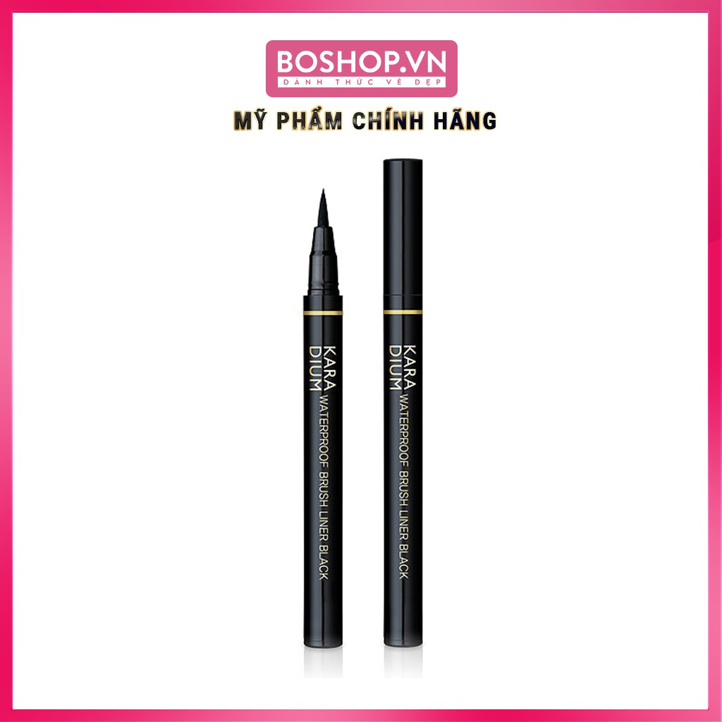 Bút Kẻ Mắt Karadium Waterproof Brush Liner Black