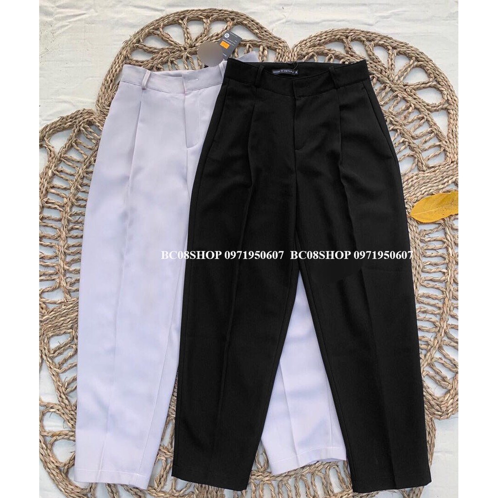 Quần Tây Baggy Dáng thụng Lưng Cao Basic có size BC128 | BigBuy360 - bigbuy360.vn