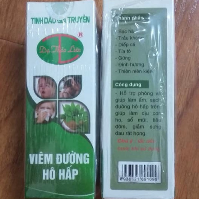 Tinh dầu viêm đường hô hấp Dạ Thảo Liên