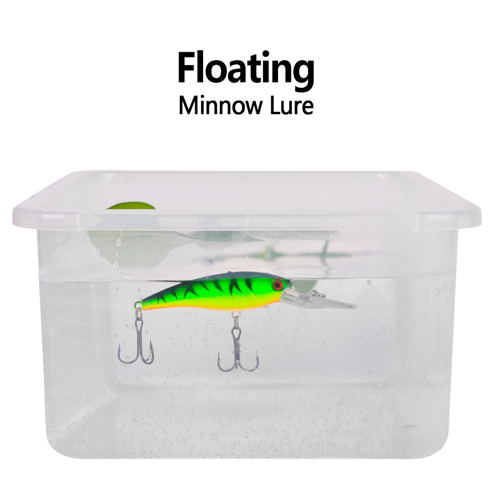 Mồi Câu Cá Giả Bằng Nhựa Cứng R225 9cm/7.28g Kèm Đầu Gắn