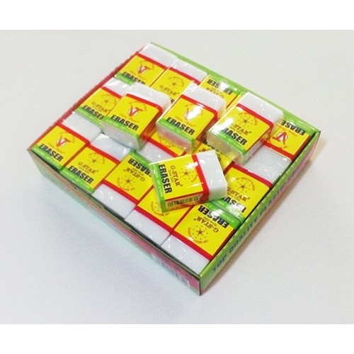 Combo 3 viên Gôm-Tẩy GSTAR Trắng-Đen-Màu E207 E108