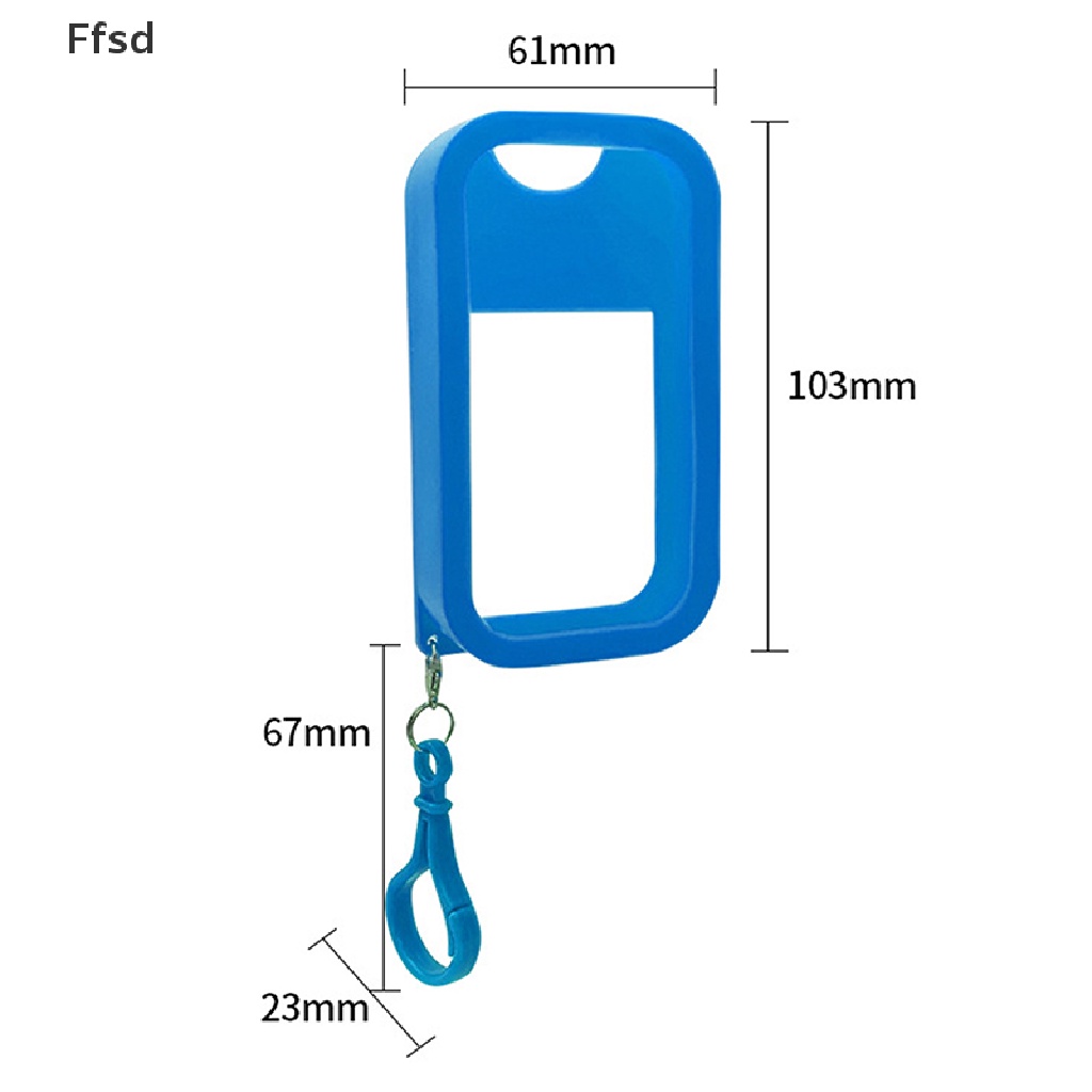 {Ffsd} Sản Phẩm Chăm Sóc Sức Khỏe Bình Xịt Thẻ Bằng Silicon Nhỏ Gọn * Hot