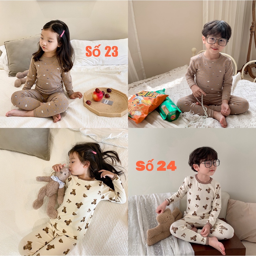 Bộ quần áo thu đông cho bé gái/ trai chất cotton đẹp của Ambb Kids mẫu mới nhất 1-7 tuổi (có clip, ảnh thật)