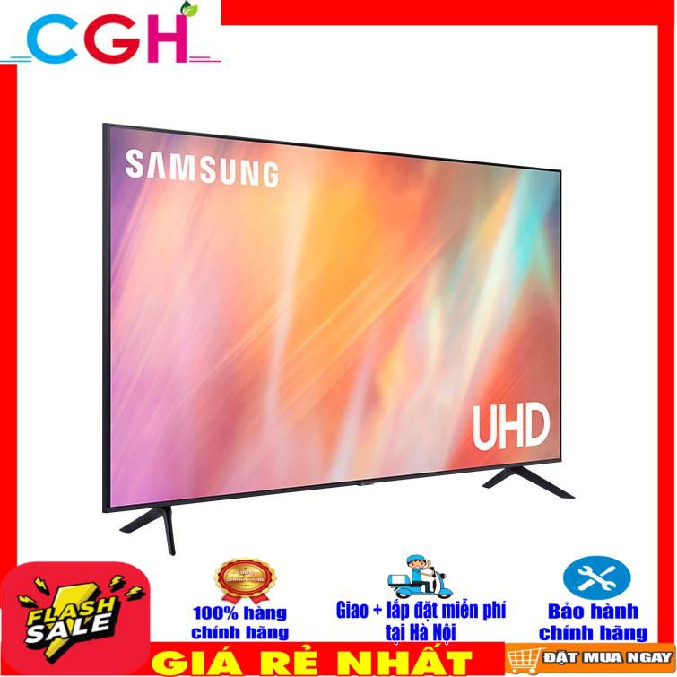 Smart tivi Samsung 4K UHD 75 inch UA75AU7000KXXV New 2021 | BigBuy360 - bigbuy360.vn