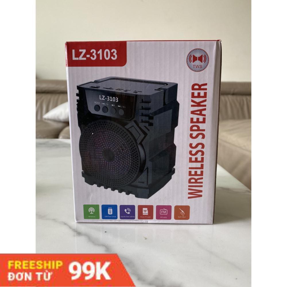 Loa Bluetooth Không Dây Model LZ-3103 Âm thanh siêu hay Dung lượng pin thời gian lâu