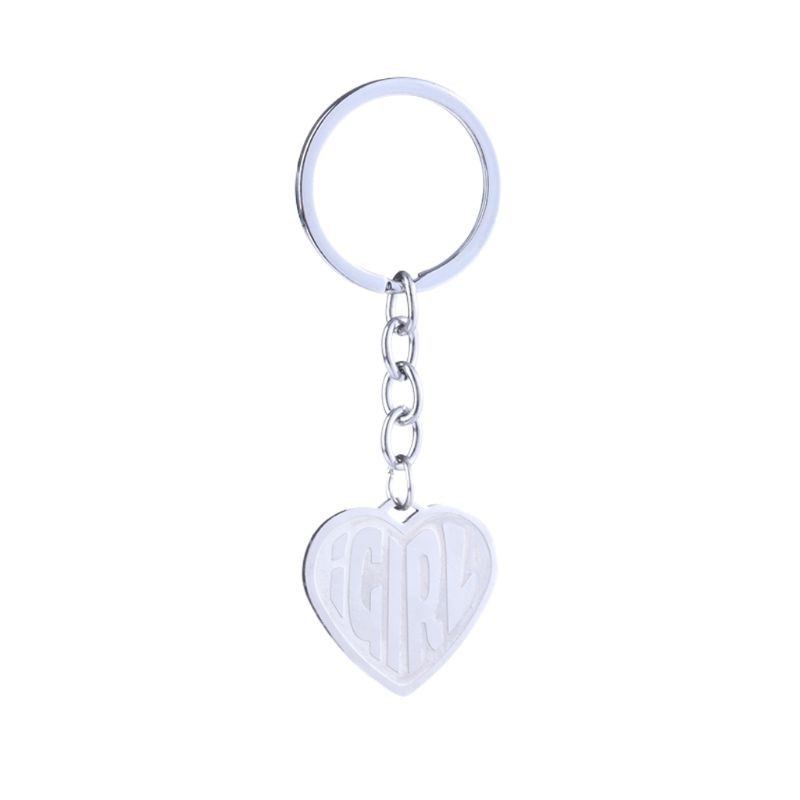 Bộ Dây Chuyền + Bông Tai Hình Trái Tim Bằng Thép Không Gỉ Cho Nữ