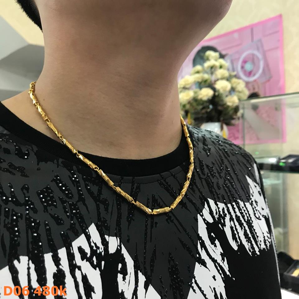 XẢ #50% | DÂY CHUYỀN MERCEDES MẠ VÀNG NON 10K | Gold Luxury Việt Nam