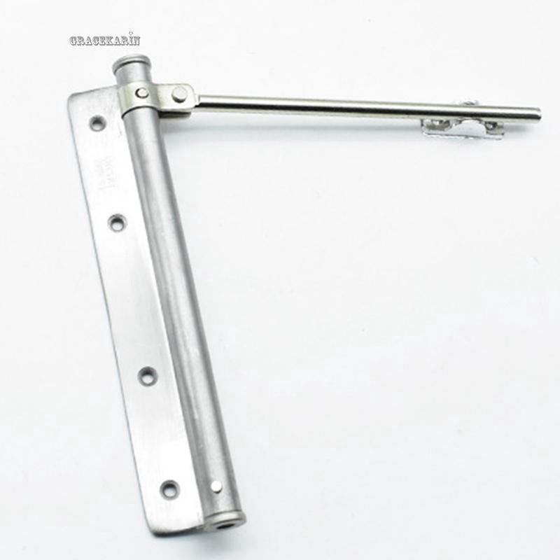 1pcs Adjustable Stainless Steel Surface Mounted Auto Close Door Closer Fireproof
