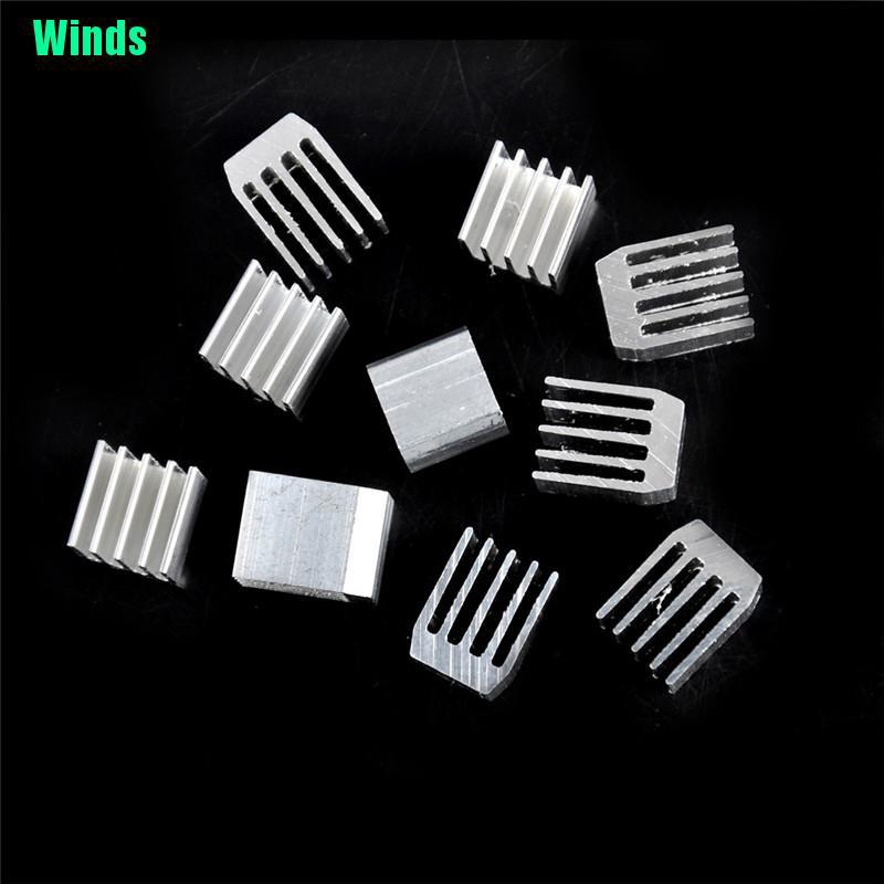 Set 10 Tản Nhiệt Nhôm 9x9 X 12mm