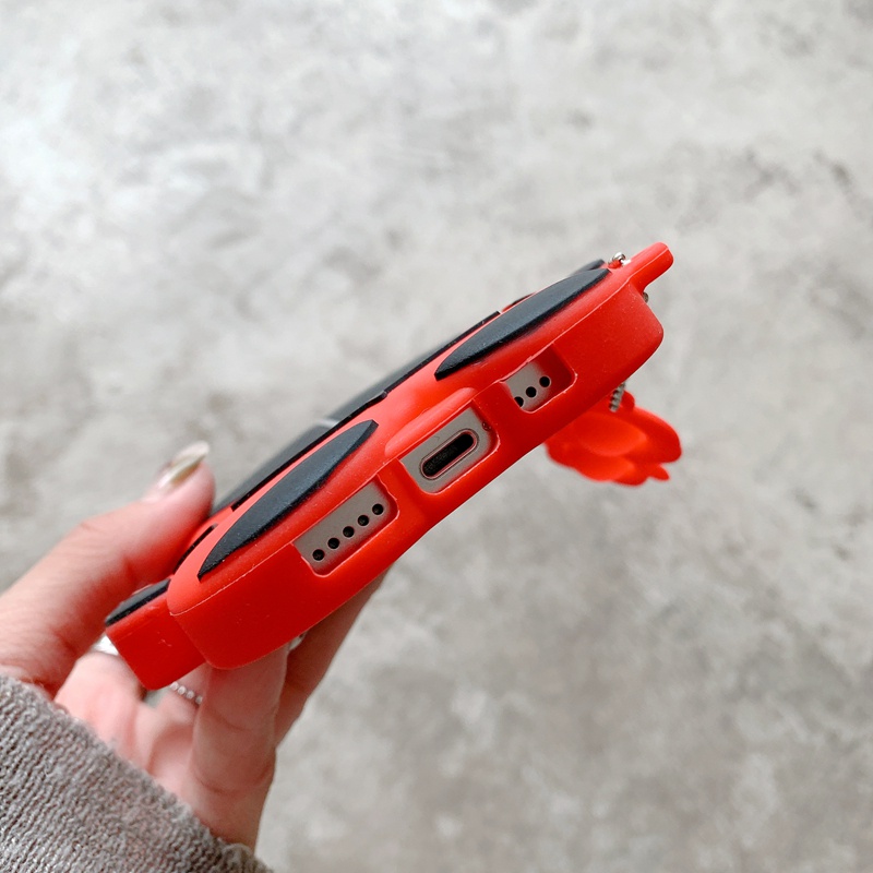 Ốp Điện Thoại Họa Tiết Squid Game 3D Gắn Dây Đeo Cho iphone 13 12 11 Pro Max 6 6S 7 8 Plus X XS XR SE 2020