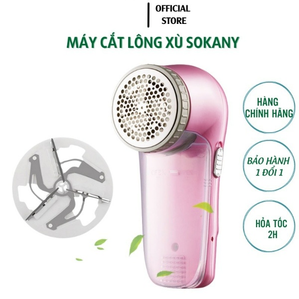 Máy cắt lông xù quần áo mini SOKANY SK877 dùng điện cắt siêu bén siêu bền tiện lợi