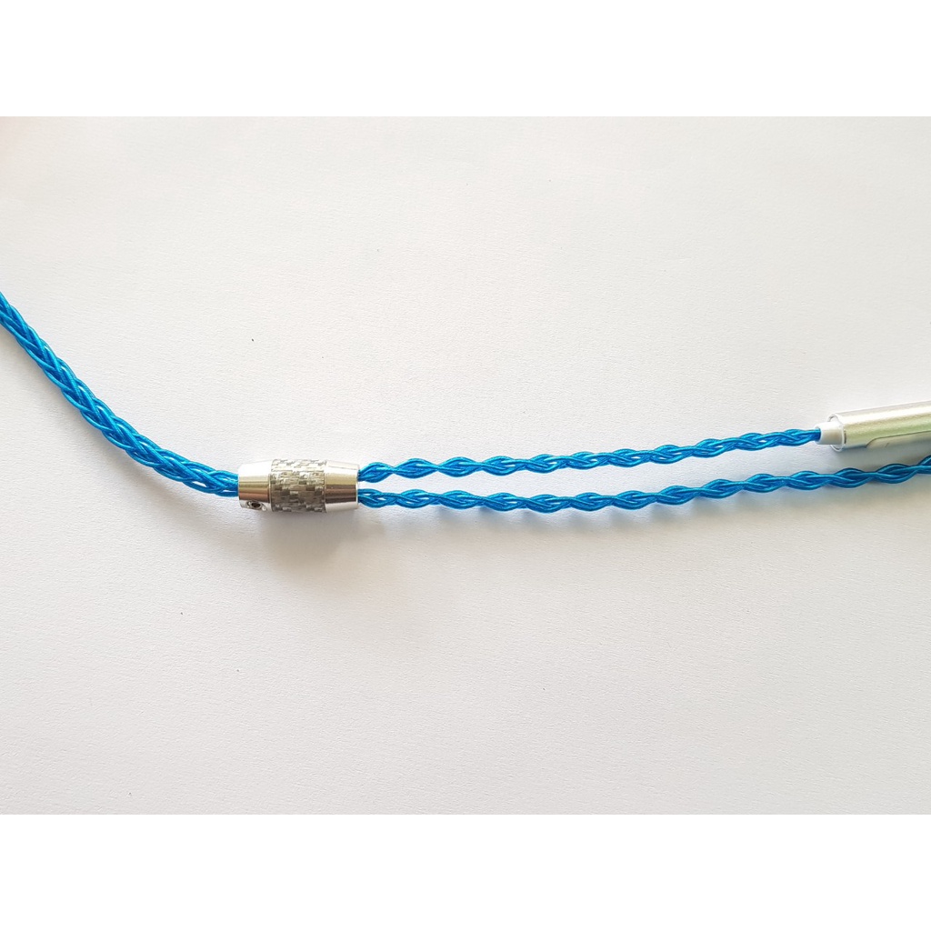 Dây mạ bạc 8 lõi chân QDC, MMCX, 2 Pin 0.78mm có MICRO và Tăng giảm âm lượng cho KZ ZSN Pro, ZS10, Blon BL03